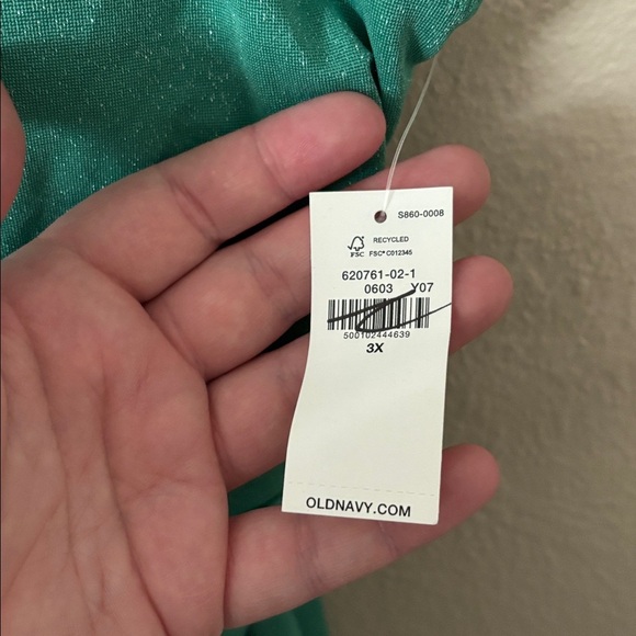 Old Navy Women’s Plus Size One Piece Swimsuit Spearmint Green 3X NWT - Picture 5 of 9